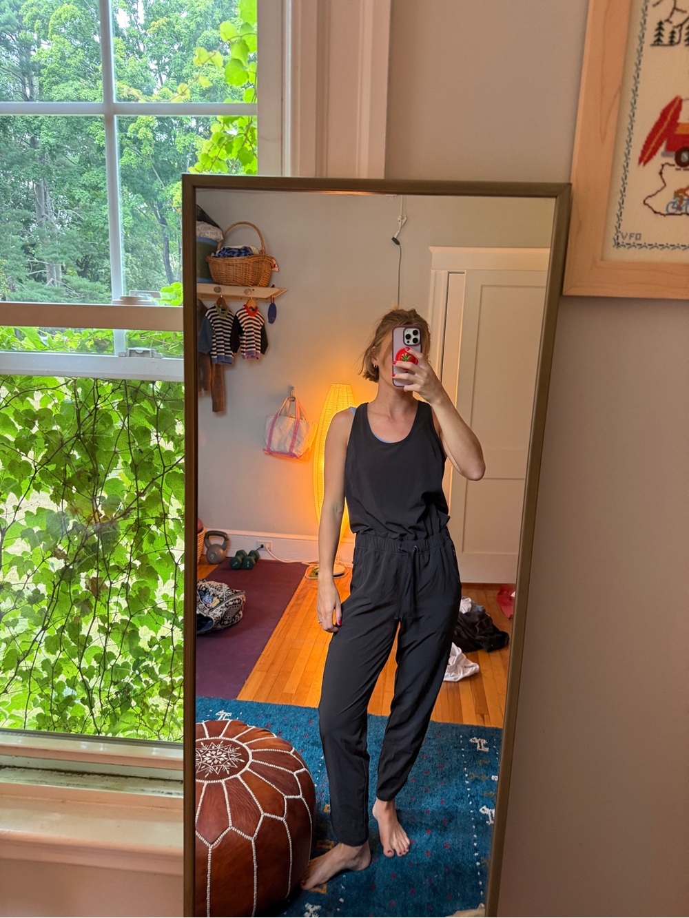 Patagonia Black Sleeveless Track Jumpsuit